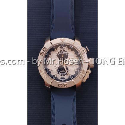 Balmer 47mm Glacier XXL Big Crown Chronograph Men Watch 8811G SS-5